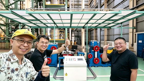 latest company news about Nantong ACE Welding Delivers On-site After-sales Service in Indonesia for Oscillated Equipment
