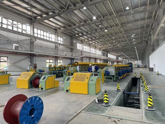 Solid/CO2 welding wire production line